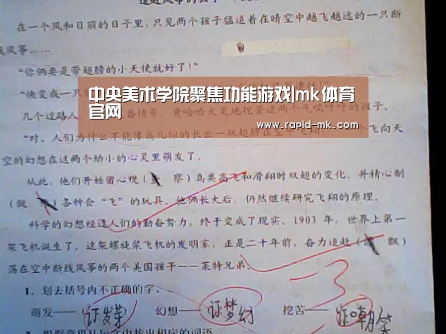 <h1>中央美术学院聚焦功能游戏|mk体育官网(图2) mk体育品牌站点